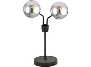 5901738922273 - Emibig Lighting - Emibig nova Schwarze Kugel-Tischlampe mit Graphitglasschirmen 2x E14