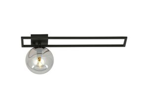 5901738922525 - Emibig Lighting - Emibig imago Schwarze Globe-Deckenleuchte links mit Graphitglasschirmen v2 1x E14