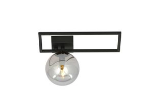 5901738922532 - Emibig Lighting - Emibig imago Schwarze Globe-Deckenleuchte links mit Graphitglasschirmen 1x E14