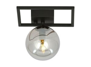 5901738922549 - Emibig Lighting - Emibig imago Schwarze CenterGlobe-Deckenleuchte mit Graphitglasschirmen 1x E14