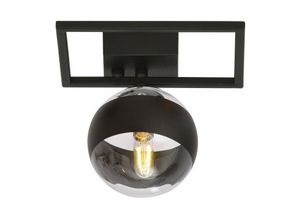 5901738922617 - Emibig IMAGO Schwarze CenterGlobe-Deckenleuchte mit klaren schwarzen Glasschirmen 1x E14