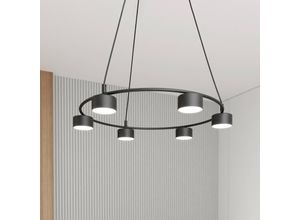 5901738930308 - Hängeleuchte Starlit 6-flg Ø 64 cm schwarz Metall GX53