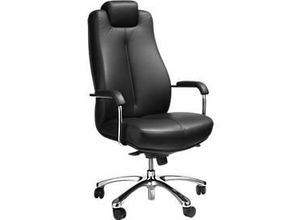 5901747034042 - Chefsessel Salo XXL mit Armlehnen Wippmechanik Muldensitz schwarz silber 5901747034042 - Chefsessel Salo XXL mit Armlehnen Wippmechanik Muldensitz schwarz silber