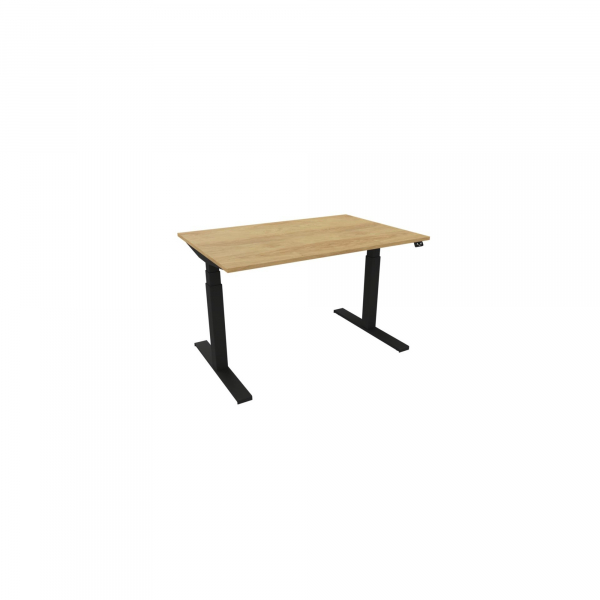 5901747098235 - Schreibtisch eModel 30 810059070 höhenverstellbar rechteckig hickory   Schwarz 5901747098235 Nowy Styl