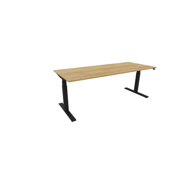 5901747098631 - Schreibtisch eModel 30 810073970 höhenverstellbar rechteckig hickory   Schwarz 5901747098631 Nowy Styl