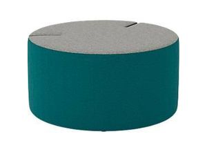 5901747148381 - NowyStyl Sitzpouf TriPly M modular Silvertex-Stoff ø 85 cm grau petrol