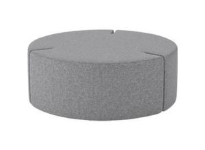 5901747148404 - NowyStyl Sitzpouf TriPly L modular Silvertex-Stoff ø 115 cm grau