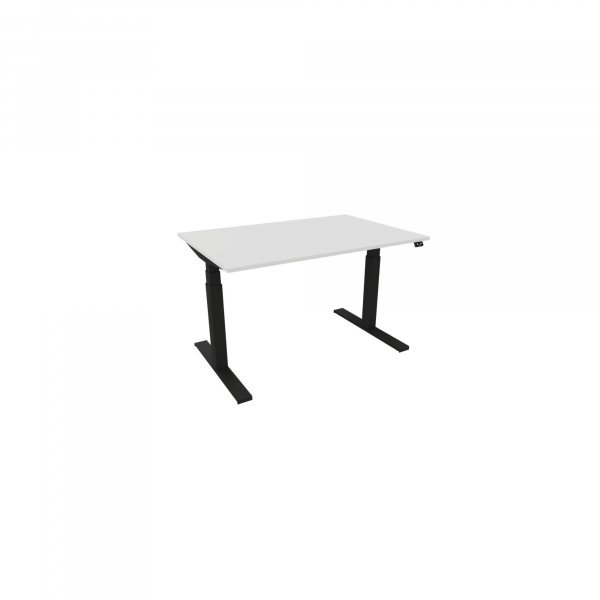 5901747153767 - Schreibtisch eModel 30 810059001 elektrisch höhenverstellbar 65-131cm (H) 120x80cm (BxT) rechteckig weiß schwarz 5901747 5901747153767 - Schreibtisch eModel 30 810059001 elektrisch höhenverstellbar 65-131cm (H) 120x80cm (BxT) rechteckig weiß schwarz 5901747