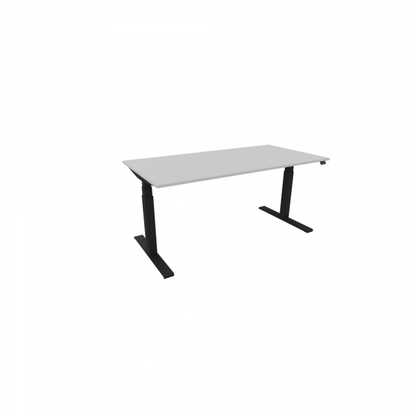 5901747153927 - Schreibtisch eModel 30 810073394 elektrisch höhenverstellbar 65-131cm (H) 160x80cm (BxT) rechteckig platinum   schwarz 590