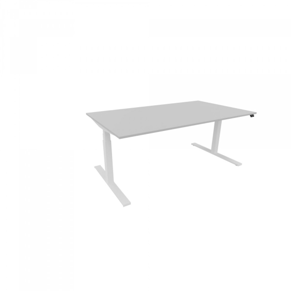 5901747154122 - Schreibtisch eModel 30 810073694 elektrisch höhenverstellbar 65-131cm (H) 180x100cm (BxT) rechteckig platinum weiß 59017 5901747154122 - Schreibtisch eModel 30 810073694 elektrisch höhenverstellbar 65-131cm (H) 180x100cm (BxT) rechteckig platinum weiß 59017
