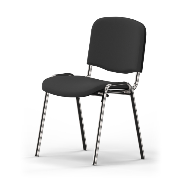5901747249187 - Besucherstuhl ISO 4Fuß gepolstert ch sw 5901747249187 Nowy Styl