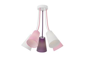 5901780517120 - Deckenlampe Wire Kids 5-flammig weiß pink violett