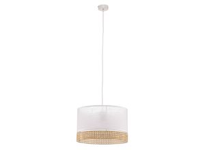 5901780565336 - Hängeleuchte Paglia weiß Rattan einflammig Ø 38 cm