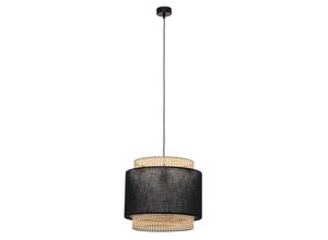 5901780565428 - Hängeleuchte Boho schwarz Rattan Ø 38 cm