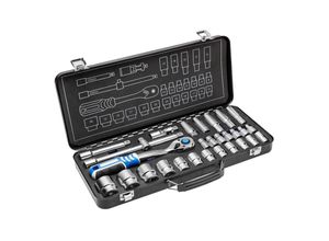 5901867180810 - Hogert Technik Werkzeugset HT1R480 WerkzeugsatzSteckschlüsselsatzWerkzeug SetWerkzeug Kit