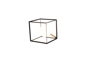 5901940400477 - WEERT 1 TISCHLAMPE SCHWARZGOLD 15x15x15