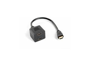 5901969408829 - - Adapter hdmi male hdmi female x2 splitter 20cm