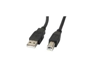 5901969413519 - Druckerkabel usb male usb male ferrite 5M schwarz - Lanberg