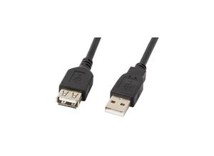 5901969413748 - Extender Kabel usb CA-USBE-10CC-0018-BK Steckverbinder A-Male A-Female Schwarz 18 Meter - Lanberg