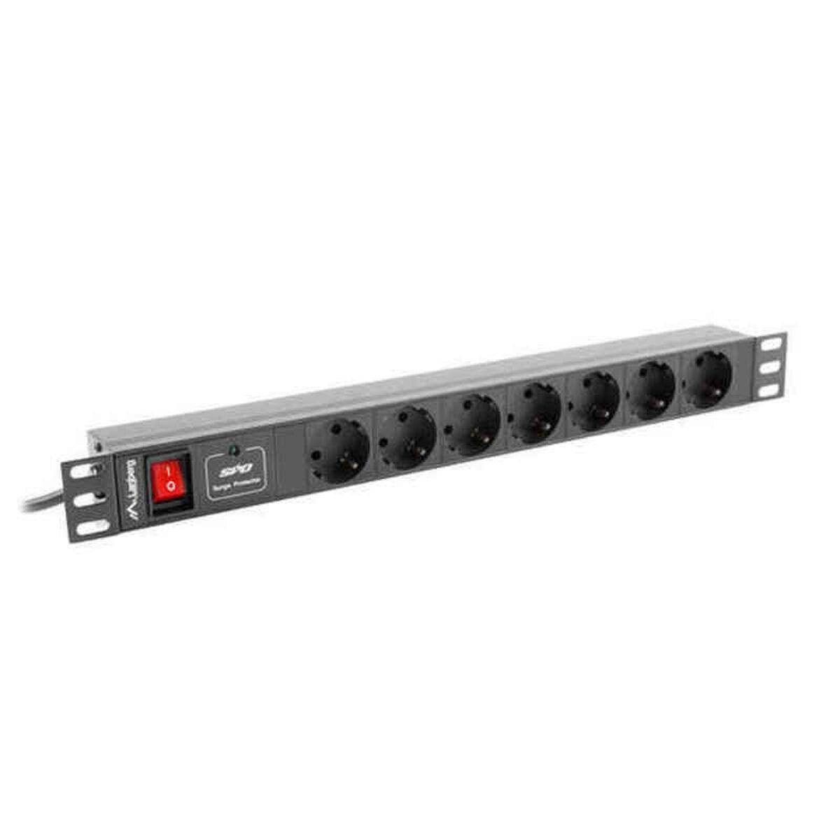 5901969414479 - PDU Steckdosenleiste 19 1U 7x Schuko 2m schwarz