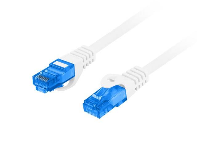 5901969424898 - LANBERG PATCHCORD CAT6A S FTP LSZH CCA 2M WHITE FLUKE ZERTI