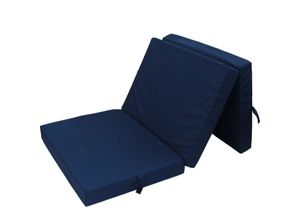 5902023633713 - Klappmatratze Senior blau 195x85 cm Faltmatratze Campingmatratze