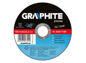 5902062577009 - GRAPHITE Trennscheibe Winkelschleifer 57H700