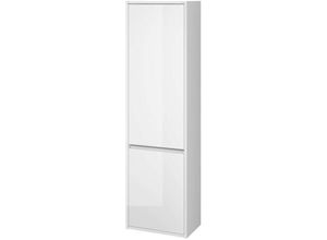 5902115724770 - Crea - Hochschrank 140x40x25 cm 2 Türen Scharniere links rechts weiß S924-022 - Cersanit