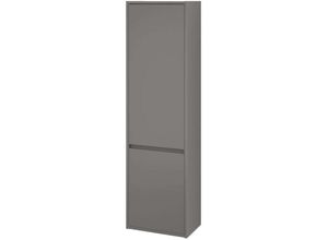 5902115724800 - Crea - Hochschrank 140x40x25 cm 2 Türen Scharniere links rechts grau S924-025 - Cersanit