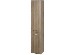 5902115728907 - Lara - Hochschrank 150x30x25 cm 2 Türen Scharniere links rechts Walnuss S926-008-DSM - Cersanit