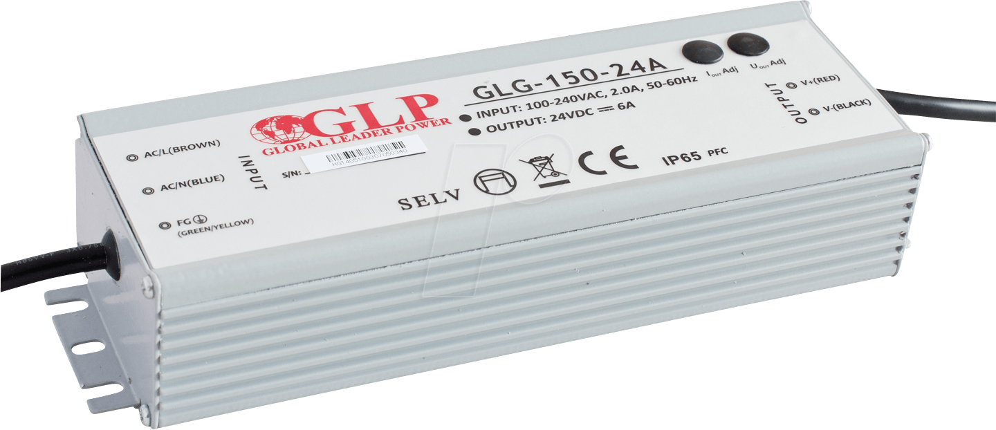 5902135112342 - GLP GLG-150-24 LED Netzteil 150W 24V 63A IP65 Schaltnetzteil CV