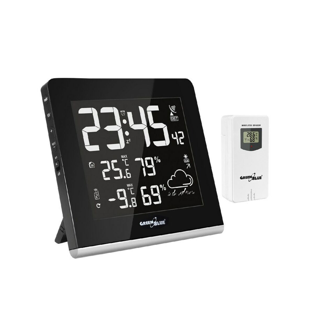 5902211108559 - Multi-function Weather Station GB151 White Black 5902211108559 - Multi-function Weather Station GB151 White Black