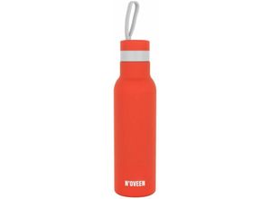 5902221622823 - Satin Edelstahl Thermoflasche 500 ml Rot - Noveen