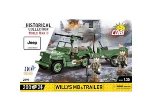 5902251022976 - COBI 2297 Willys MB + trailer