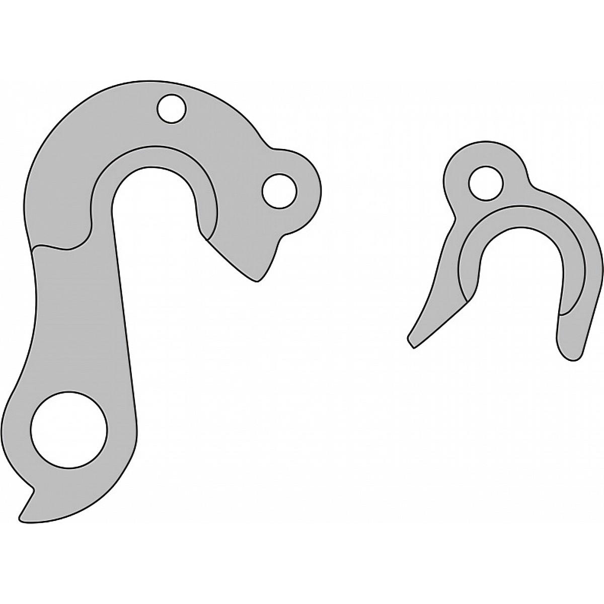 5902262002080 - DP-45 Schaltauge aus CNC-Aluminium - Kompatibel mit Esker 20 (2019-2021) und Pulso 10-20