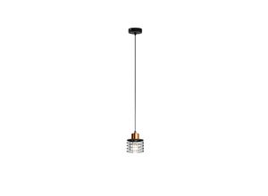 5902349220659 - Helam EDISON Schlanke Pendel-Deckenleuchte Schwarz Kupfer 12cm