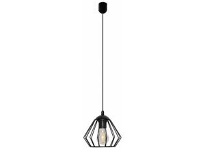 5902349225166 - Helam Lighting - Helam dali Drahtrahmen Pendelleuchte Schwarz 18cm