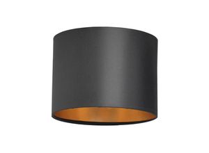 5902349227696 - HELAM Lampenschirm Alba Ø 20 cm E27 schwarz gold