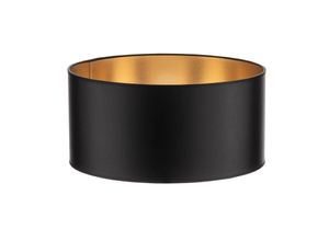 5902349227740 - HELAM Lampenschirm Alba Ø 40 cm E27 schwarz gold