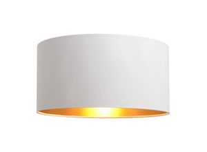 5902349227771 - HELAM Lampenschirm Alba Ø 40 cm E27 weiß gold