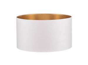 5902349227825 - HELAM Lampenschirm Alba Ø 45 cm E27 weiß gold