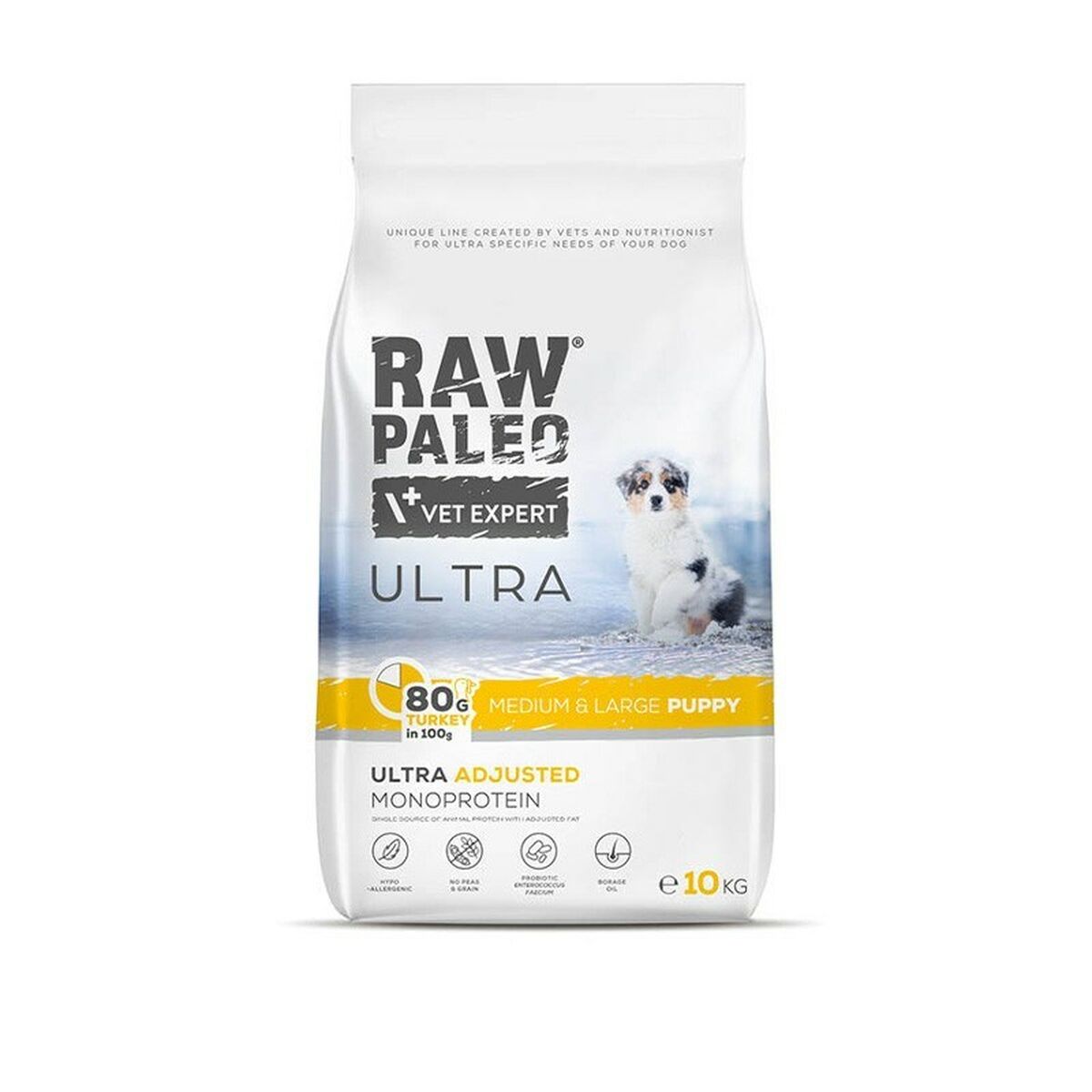 5902414210981 - Futter Raw Paleo Ultra Medium&Large Puppy Turkey Truthahn 10 kg