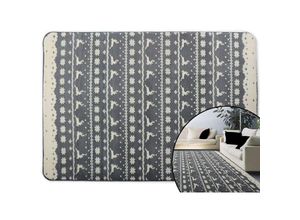 5902557315086 - Plüschteppich Clover Bergen Grey