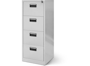 5902560336252 - Hängeregistraturschrank V004A Hängemappenschrank Hängeregisterschrank Aktenschrank mit 4 Schubladen Pulverbeschichtung Stahlblech 132 cm x 46 cm x 62