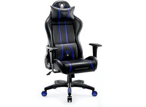 5902560337075 - Diablo - X-One 20 Gaming Stuhl Computerstuhl ergonomischer Bürostuhl Gamer Chair Schreibtischstuhl Schwarz-Blau - Normal Size