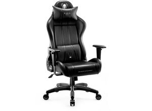 5902560337099 - Diablo - X-One 20 Gaming Stuhl Computerstuhl ergonomischer Bürostuhl Gamer Chair Schreibtischstuhl Schwarz-Schwarz - Normal Size