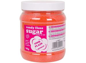 5902578450254 - Farbiger Zucker für Zuckerwatte rosa natürlicher Zuckerwattegeschmack 1 kg