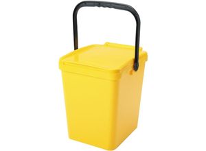 5902578452500 - Korbbehälter zum Sortieren von Müll und Abfällen – gelber Urba 21L