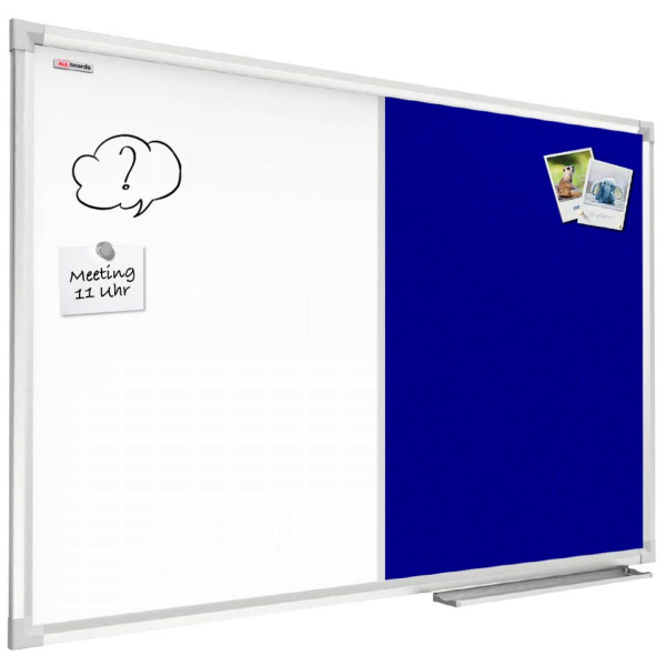 5902622414508 - Whiteboard-Pinnwand 1200 x 900 cm Textil blau