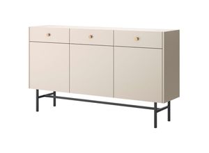 5902622527666 - Selsey - Divenos - Sideboard 3-türig Greige 155 cm